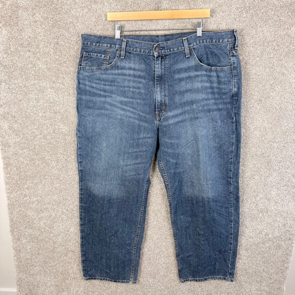 Levis 550 Relaxed Fit Jeans Mens 42x29 Medium Wash Blue Denim 01550-2765